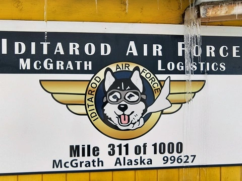 Iditarod Trail Sled Dog Race in McGrath, AK